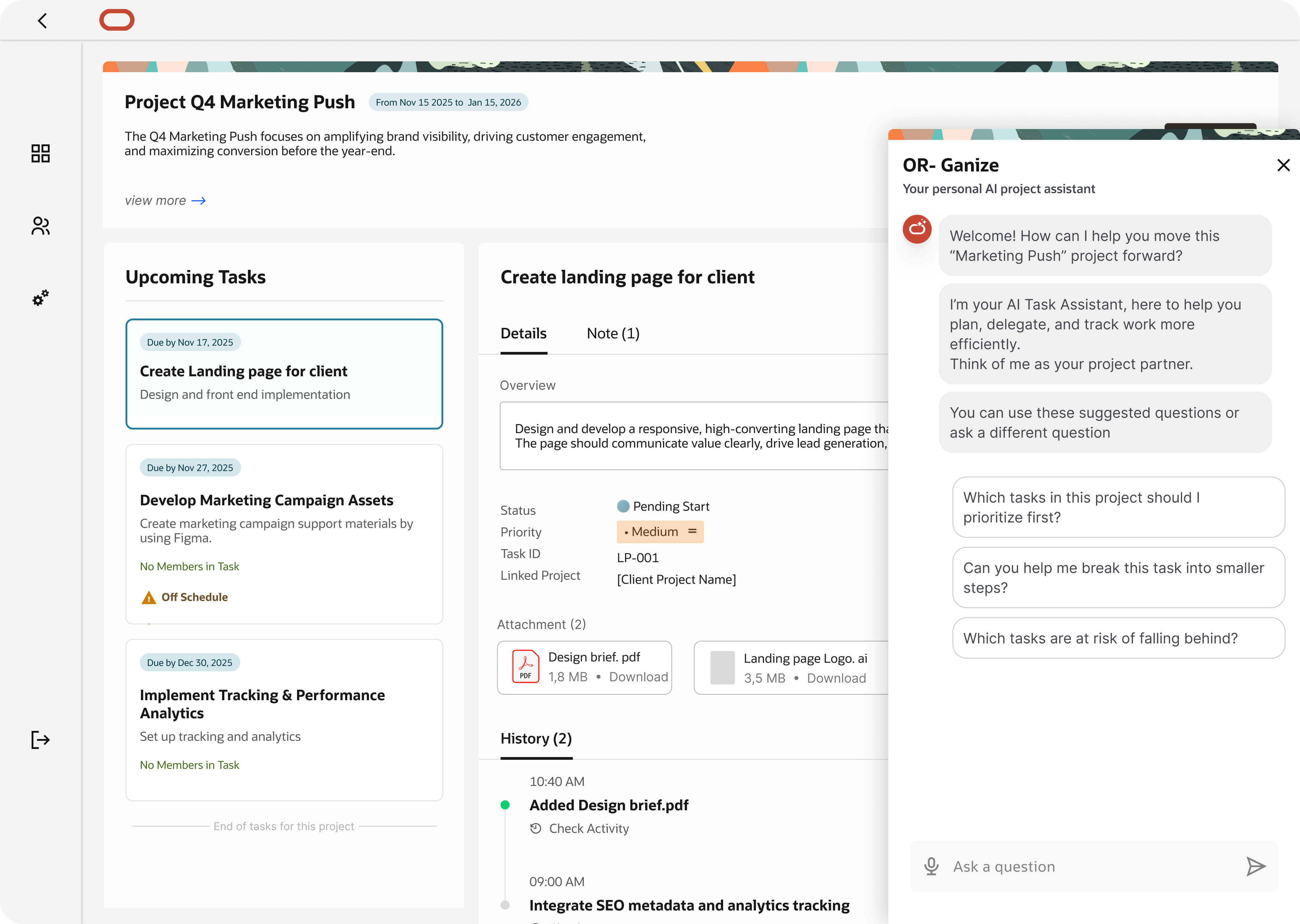 Prioteam.AI - final design overview