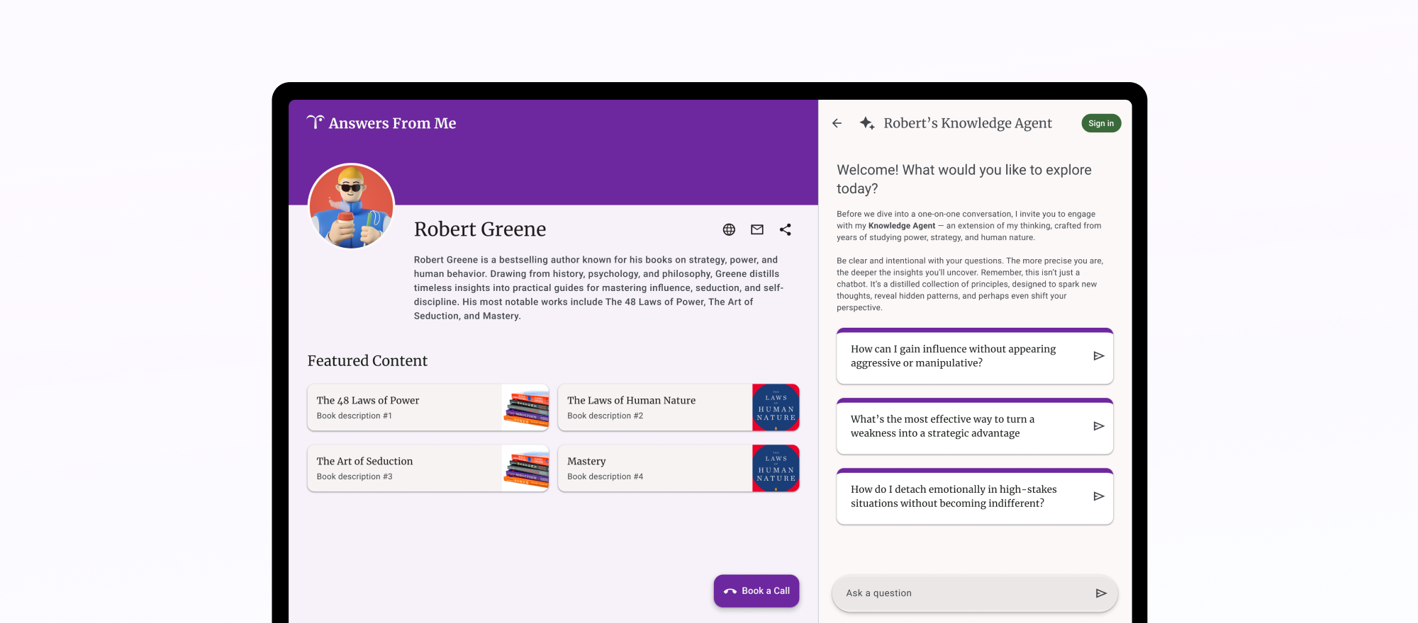 Answers From Me / Conversational AI