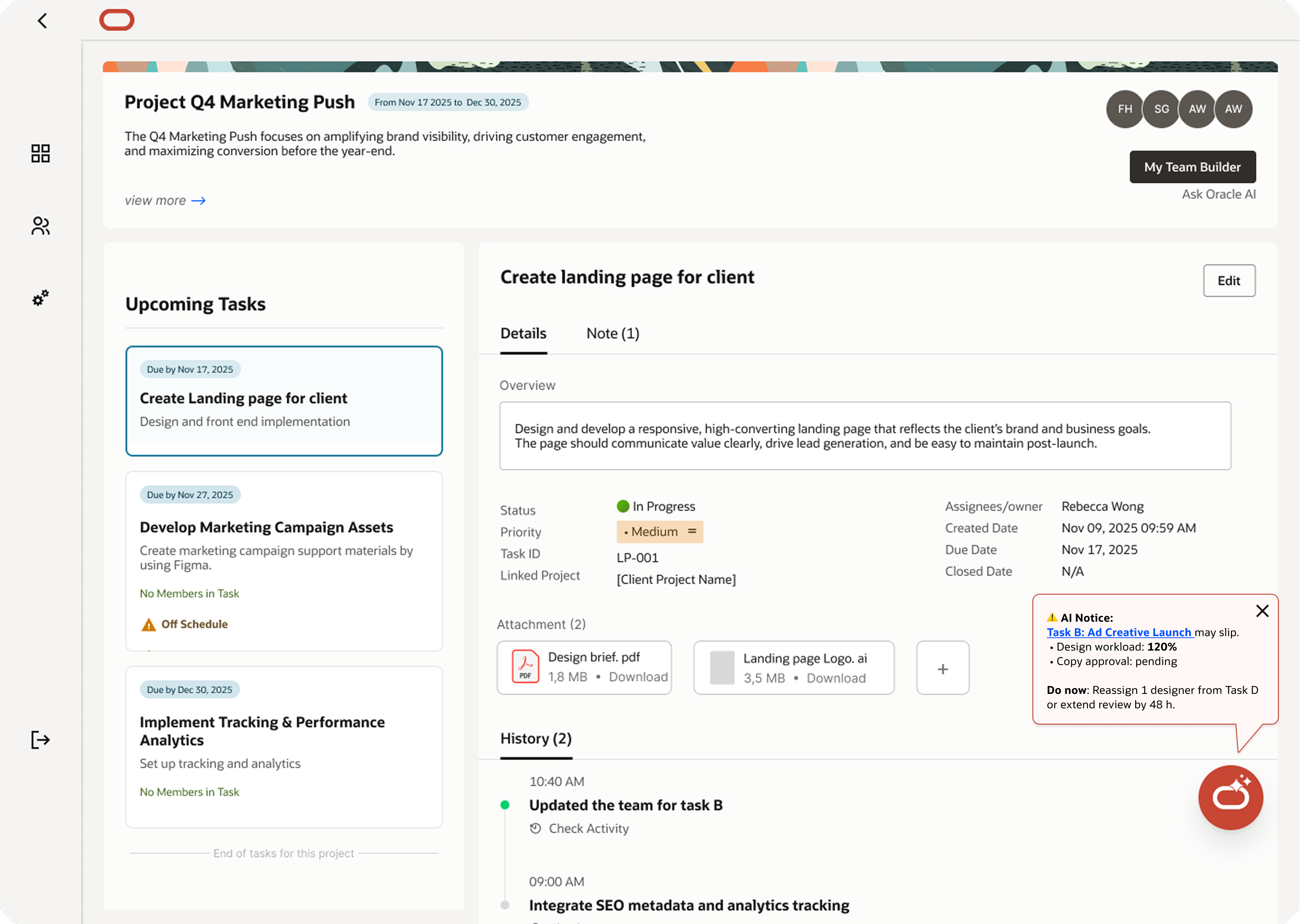 System highlights the most urgent risk